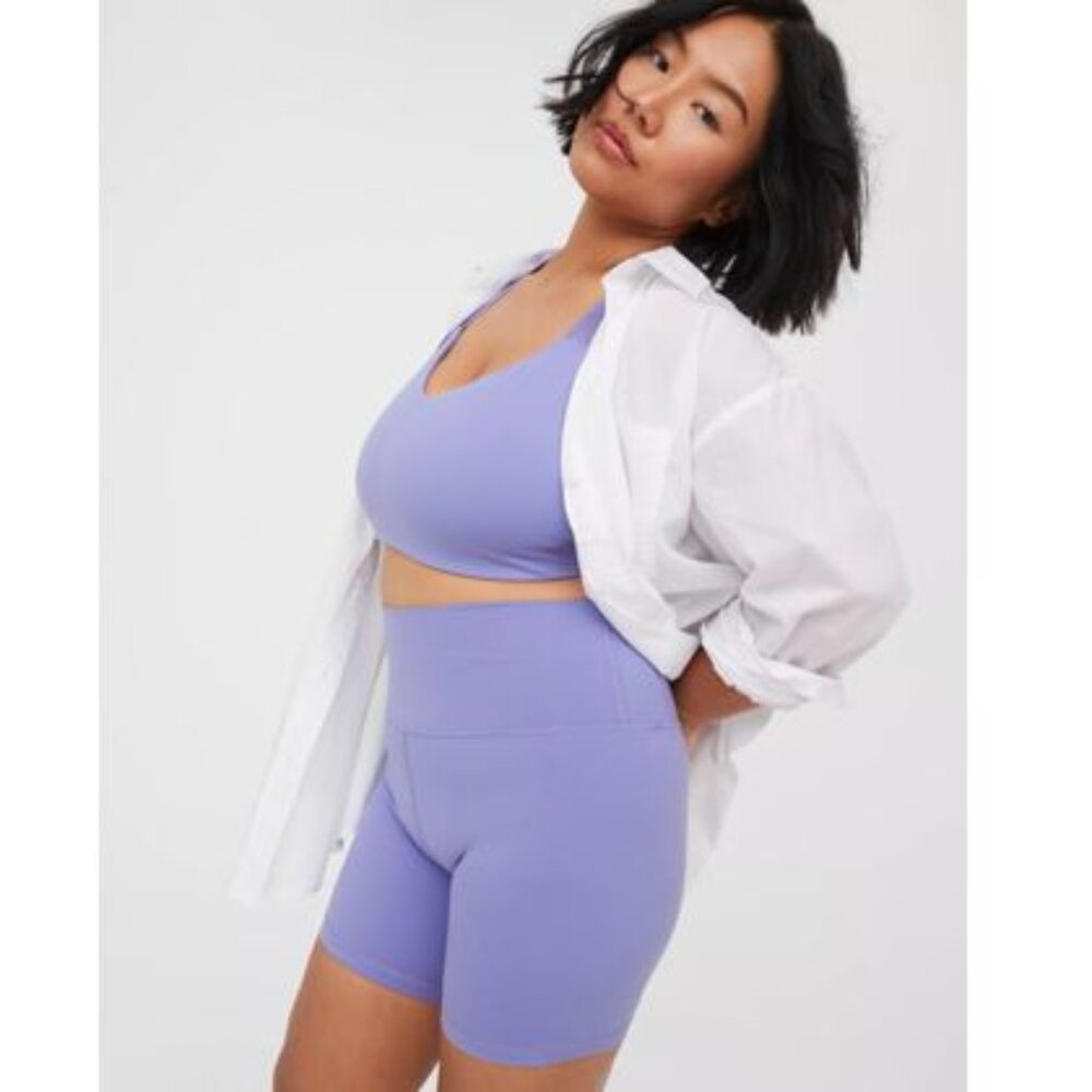 Aerie 7.5" Purple Bike Shorts | M